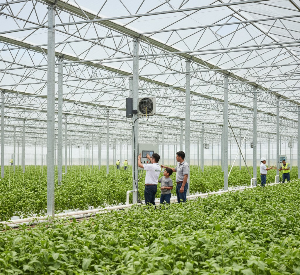 Invernadero terminado y funcional